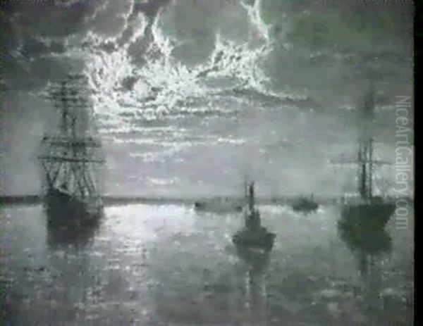 Several Ships In Port - view 1