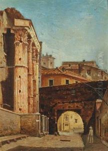 Street Scene In Rome by Morten Jepsen