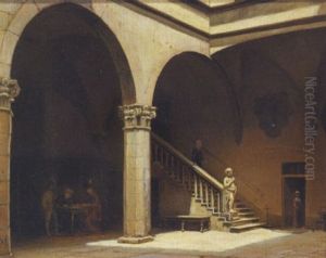 Opgangen Til Klostret Sancti Fratri, Capri by Morten Jepsen