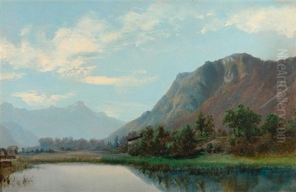 Weiher In Der Rohneebene Im Unterwallis - view 1