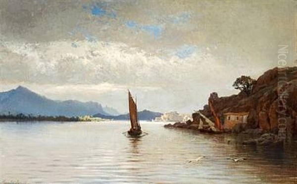 Evening Atmosphere In The Bosporus(?) - view 1