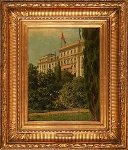 From The Beau-rivage Palace In Lausanne