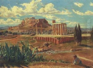 Parthenon I Athen by Harald Jerichau