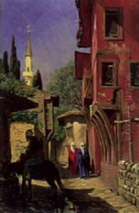 Orientalische Gassenszene by Harald Jerichau