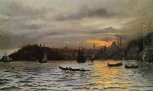 Voiliers Et Caiques Sur Le Bosphore