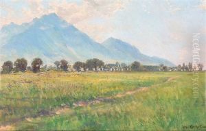 View Of Italian Fields by Holger Hvitfeldt Jerichau