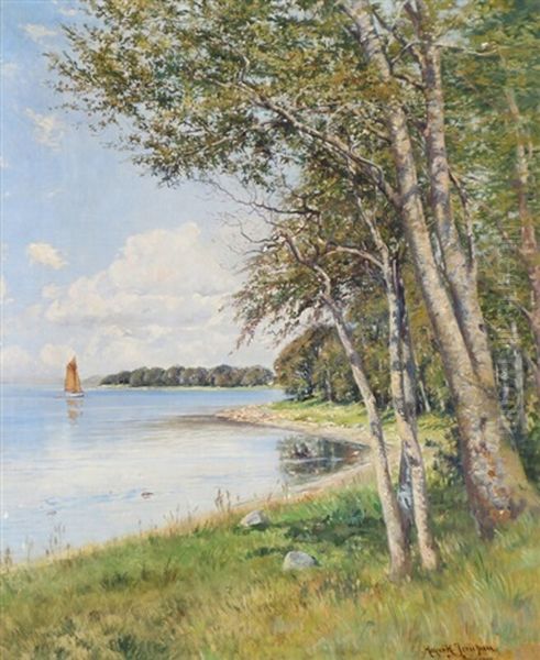 Coastal View From Bramsnaes Cove On Zealand - view 1