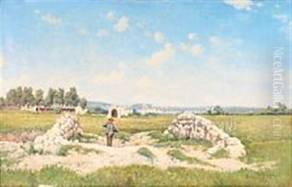 Landscape With A Shepherd Outside Naples - view 1