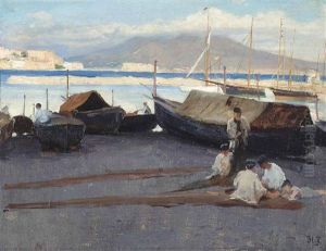 On The Shore, Vesuvius Beyond On The Shore, Vesuvius Beyond