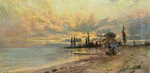 Washerwomen At The Beach