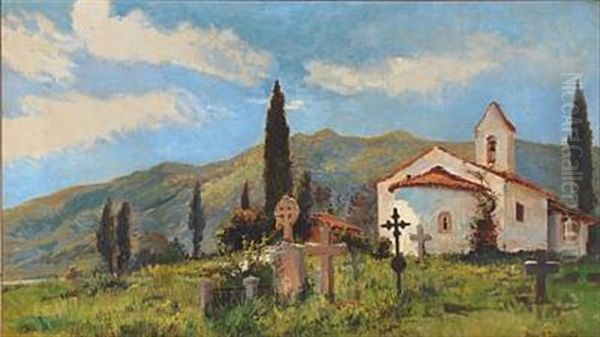 Southern European Summer Landscape - view 1