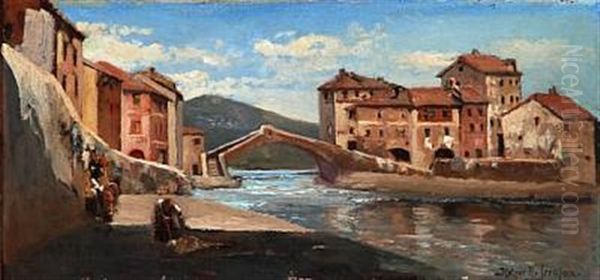 River Scape From Southern Europe - view 1