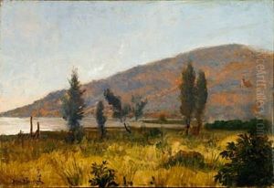 A Southern Landscape by Holger Hvitfeldt Jerichau