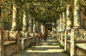 Et Mode I En Italiensk Pergola Et Mode I En Italiensk Pergola