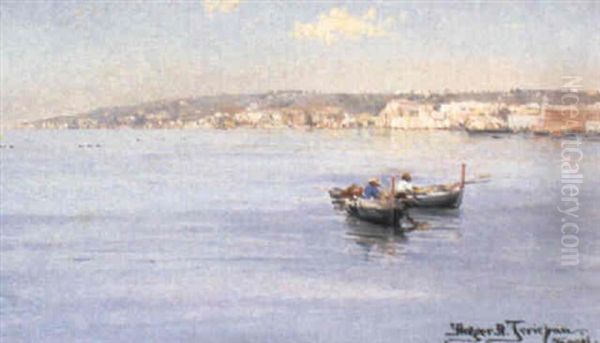 Fishermen In The Bay Of Naples - view 1