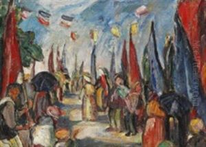 Folkefest, Sydfrankrig (festival, Provence) by Jens Adolf Emil Jerichau