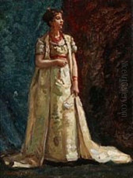 A Woman In A White Dress - view 1