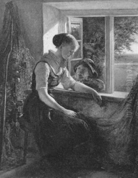 Courting By A Window - view 1
