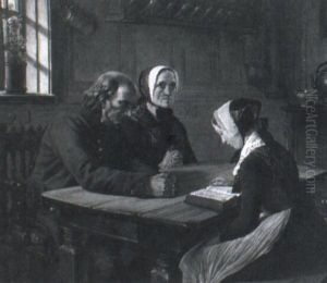 Der Laeses Op Af Biblen by Elisabeth Anna Maria Jerichau-Baumann