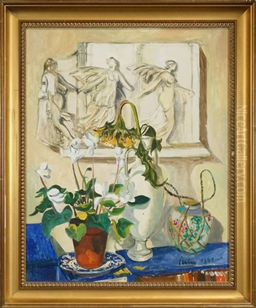 Still Life With Cyclamen - view 1