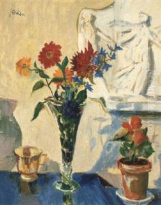 Stilleben Med Blommor Stilleben Med Blommor
