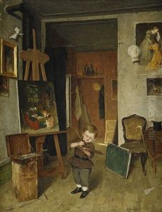 Den Gryende Konstnaren by August Jernberg