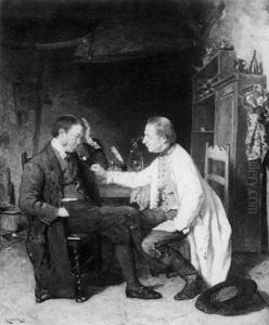 Sharing The News by August Jernberg