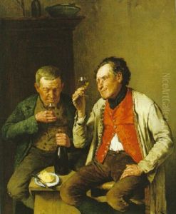 Vinprovare by August Jernberg