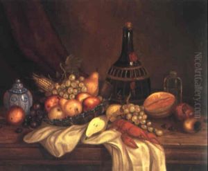 Fruktstilleben by August Jernberg