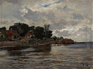 In The Archipelago by Olof August Andreas Jernberg