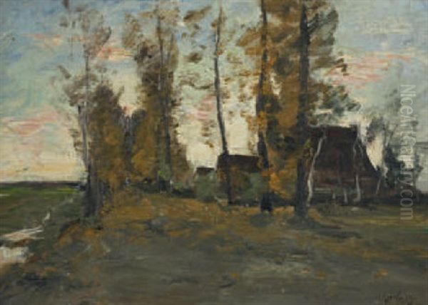 Bachlandschaft Mit Bauernhaus - view 1