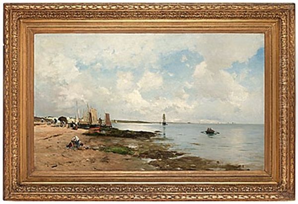 Strandmotiv Med Figurer, Frankrike - view 1