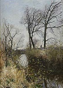 Hoststorm by Olof August Andreas Jernberg