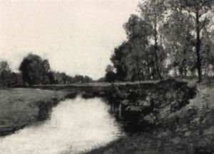 Fluslandschaft Vom Niederrhein by Olof August Andreas Jernberg