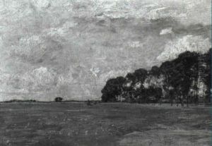 An Extensive Wooded Landscape With Farms by Olof August Andreas Jernberg