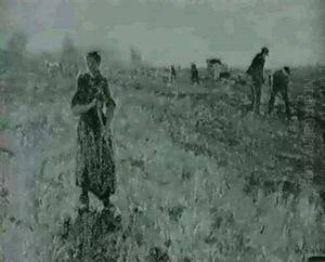 Auf Dem Feld by Olof August Andreas Jernberg