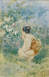 Woman In The Garden Woman In The Garden