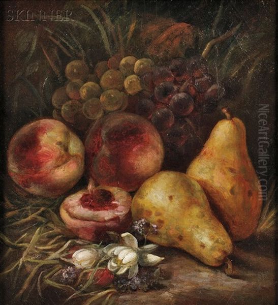 Still Life With Fruit En Plein Air - view 1