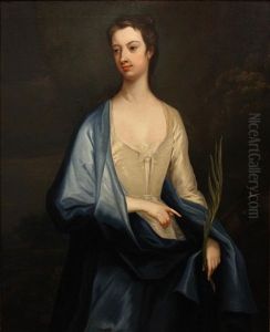 Portrait Of Katherine Hoskins, Duchess Of Devonshire As St. Katharine