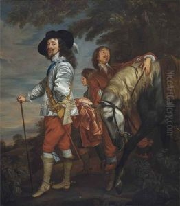 Charles I In The Hunting-field, With Lord Hamilton (after Sir Anthony Van Dyck) Charles I In The Hunting-field, With Lord Hamilton (after Sir Anthony Van Dyck)