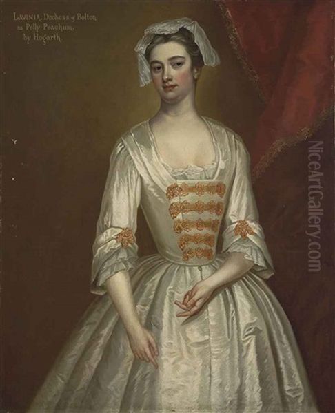 Portrait Of Lavinia Fenton, Later Duchess Of Bolton (1710-1760), As Polly Peachum In John Gay's The Beggar's Opera by Charles Jervas