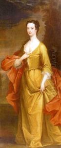 Portrait Of The Duchess Of Dorset, Daughter To General Colyear by Charles Jervas