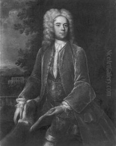 Portrait Of A Gentleman With A Dog
