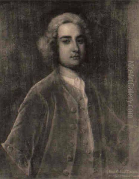 Portrait Of The Hon. Colonel Townshend In A Red Coat And Waistcoat - view 1