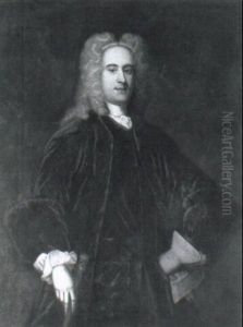 Portrait Of Dr. Martin Lister by Charles Jervas