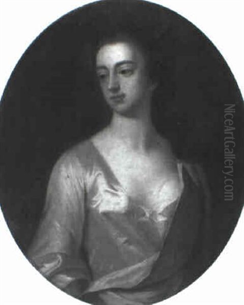 Portrait Of A Lady Wearing A Red Cape - view 1