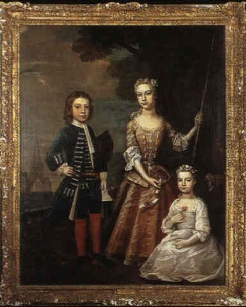 Portrait Of Humphrey Greswolde With His Sisters... - view 1