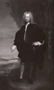 Portrait Of Governor Edward Harrison (1674-1732) Of Balls   Park, Hertford