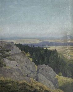 Blick In Eine Weite Landschaft by Richard Jeschke