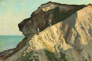 Woman On A Cliff Woman On A Cliff